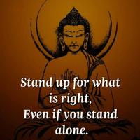 Lord Buddha HD Wallpapers with Quotes capture d'écran 2