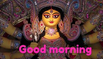 Durga Mata Good Morning Wishes постер