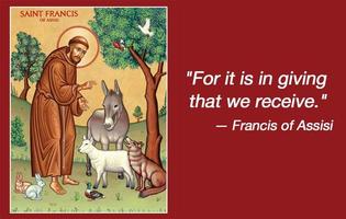 Feast of St Francis of Assisi poster