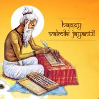 Valmiki Jayanti Greetings Cartaz