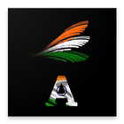 Indian Flag Alphabets Letters icône