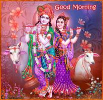 Radha Krishna Good Morning Affiche