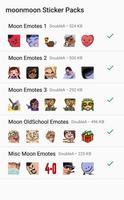 MOONMOON_OW Emote Stickers - WAStickerApps Affiche