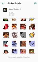 MOONMOON_OW Emote Stickers - WAStickerApps تصوير الشاشة 1