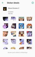MOONMOON_OW Emote Stickers - WAStickerApps скриншот 2