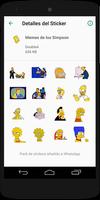 Stickers Memes de los Simpsons - WAStickerApps capture d'écran 3