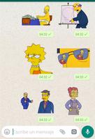 Stickers Memes de los Simpsons - WAStickerApps plakat