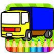 Truck Car Coloring Book