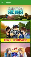 Amazing Skins الملصق