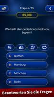 Millionär Trivia 2025 Quiz Plakat