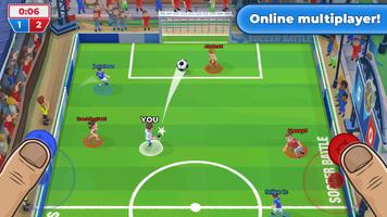 Voetbalwedstrijd Soccer Battle-poster