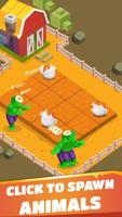 Animal Warfare: Merge Defense پوسٹر