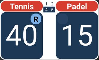 Score Tennis/Padel Affiche