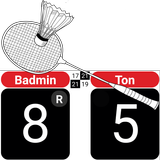Score Badminton icône