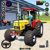 Modern Farmer Tractor Game 3D icon