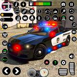 US-Polizeiautofahrer-Autospiel