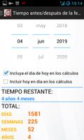Fechas Calculator captura de pantalla 2