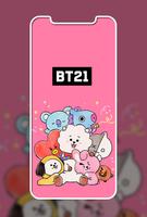 Cute Lol BT21 Wallpaper capture d'écran 2