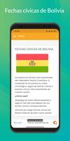 Fechas Civicas de Bolivia Affiche