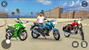 Indian Bike Games simulator 3D 포스터