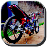Design Motorcycle Drag Racing ikona