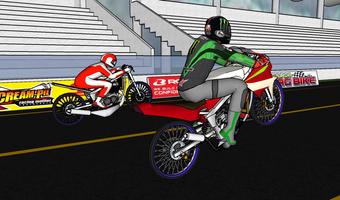 Drag Bike Simulator Indonesia capture d'écran 2