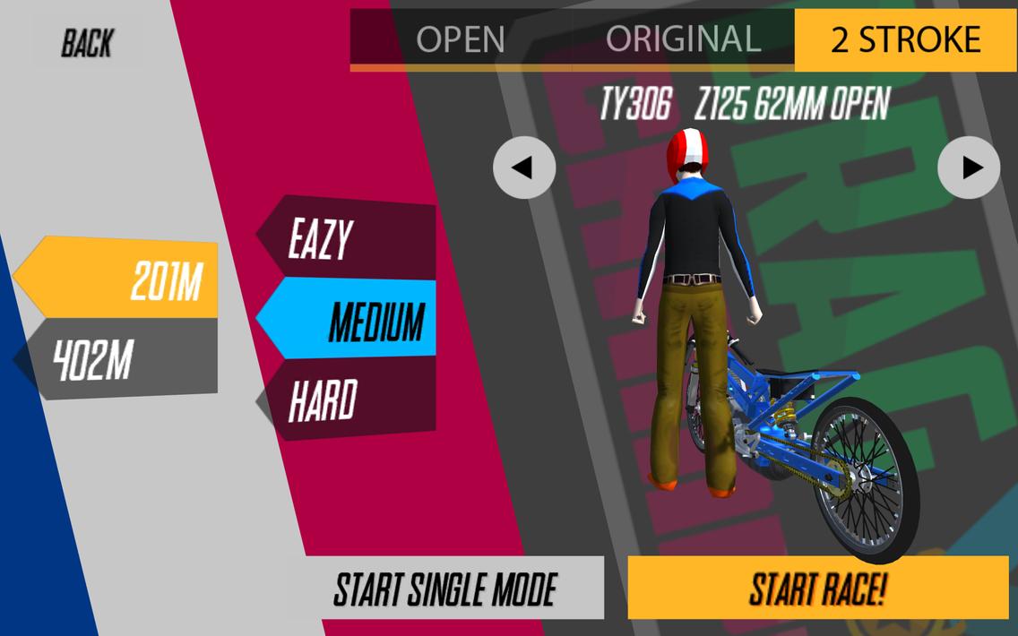 Drag King - 201m thailand racing game for Android - APK ...