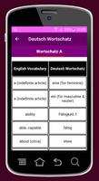 Deutsch Wortschatz capture d'écran 2