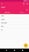 Afrikaans English Dictionary تصوير الشاشة 1