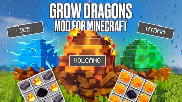 Mod de dragões para Minecraft Cartaz