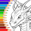 Dragon Coloring & Drawing Game icono