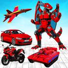 Dragon Robot Police Car Game simgesi