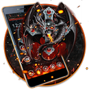 Fire dragon skull theme APK