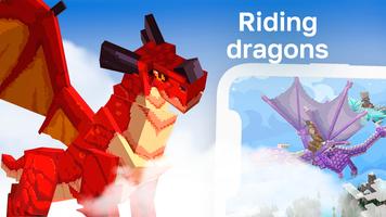Dragons Mod mcpe постер