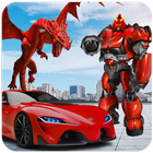 Dragon Robot Car Game Robot Transforming Games icône