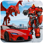 Dragon Robot Car Game Robot Transforming Games icon