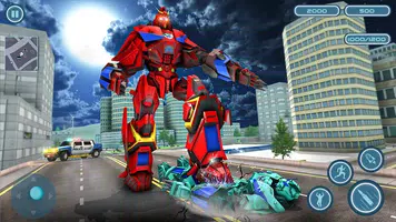 Dragon Robot Car Game Robot Transforming Games imagem de tela 1