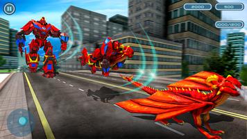 Dragon Robot Car Game Robot Transforming Games скриншот 2