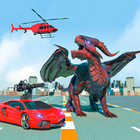 آیکون‌ Dragon Robot Car Police Games