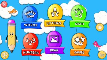 Words And Letters الملصق