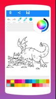Legendary Dragon Coloring Book poster