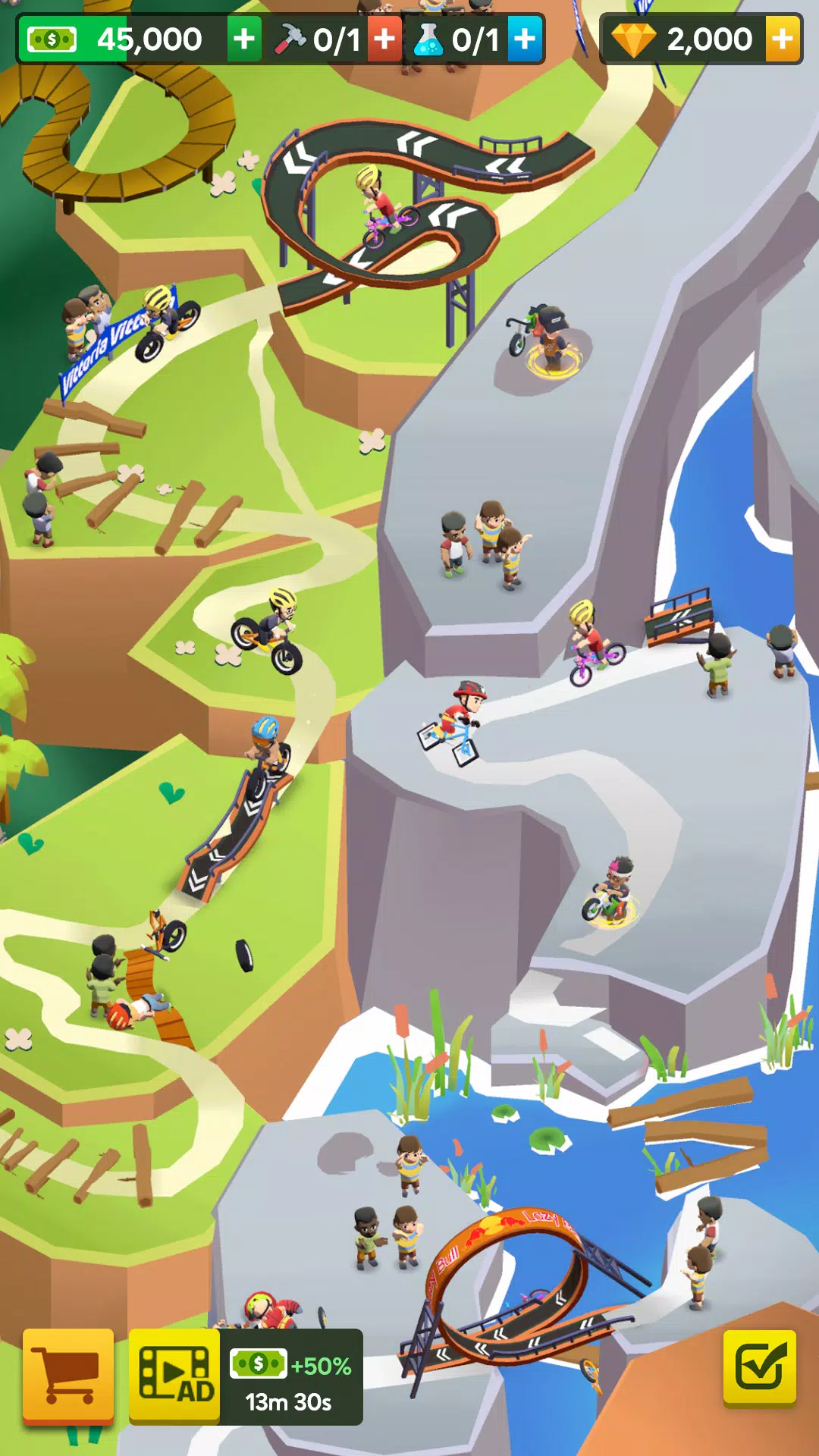 Mountain Bike Park-Tycoon Game