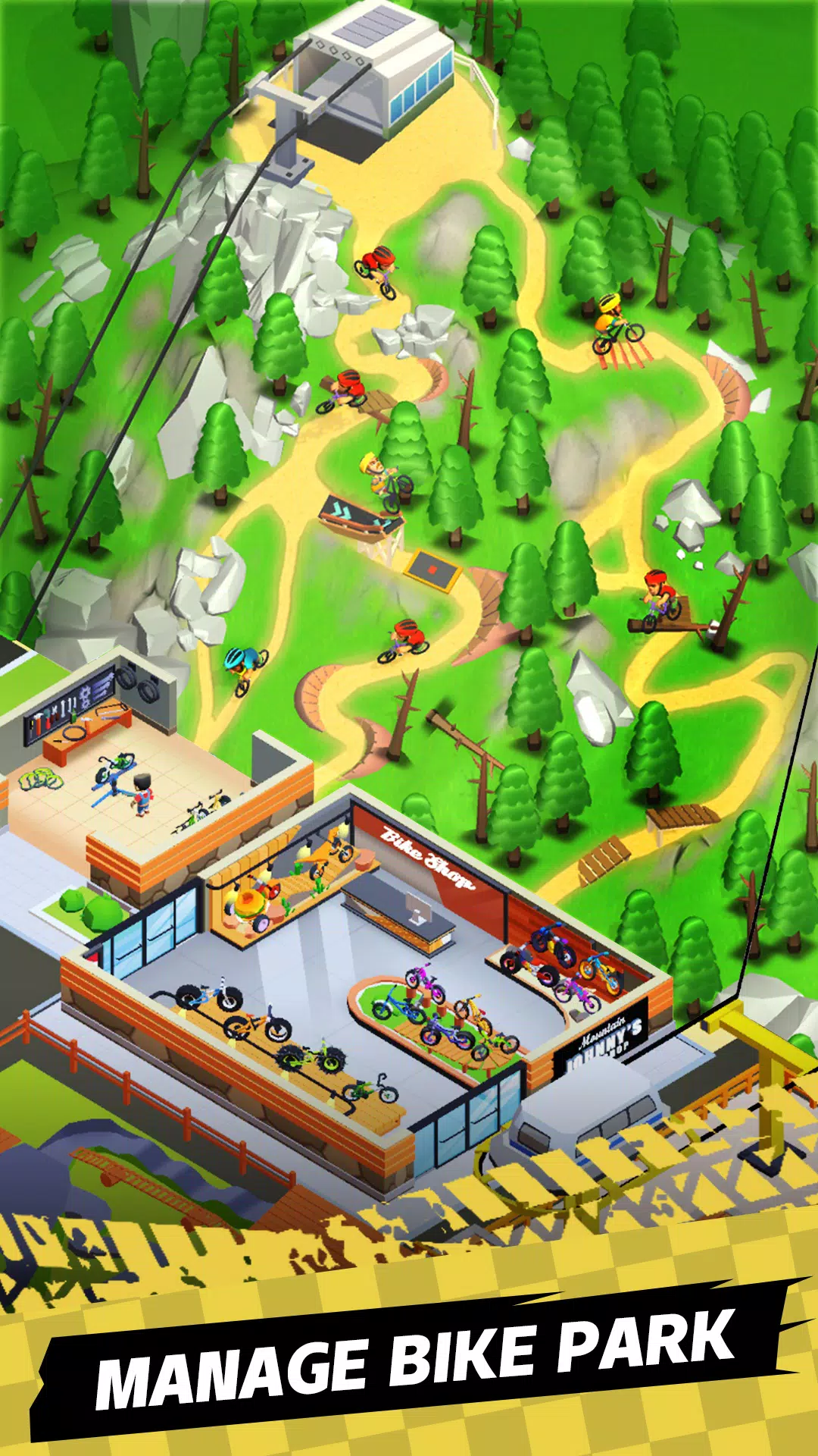 Mountain Bike Park-Tycoon Game