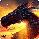 3D Canlı duvar kağıdı ejderha 4K APK