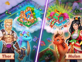 Baixar Contos e Dragões: fundir jogos XAPK