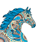 Horse Coloring Pages آئیکن