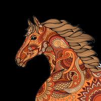 Horse Coloring Pages پوسٹر