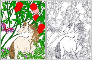 Horse Coloring Pages اسکرین شاٹ 1