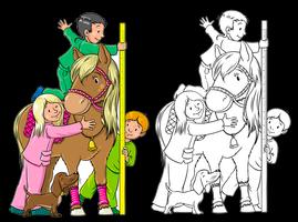 Horse Coloring Pages اسکرین شاٹ 2