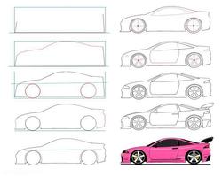 برنامه‌نما How to Draw a Car عکس از صفحه